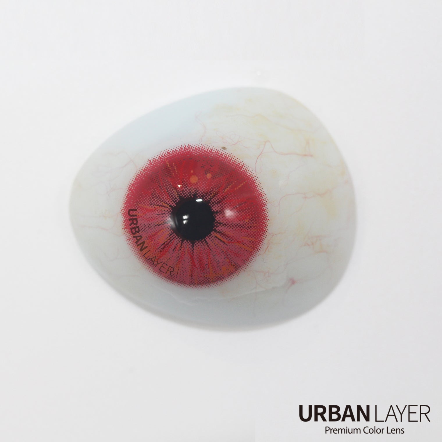 Sweety Crazy Lollipop Red (1 lens/pack)-Colored Contacts-UNIQSO