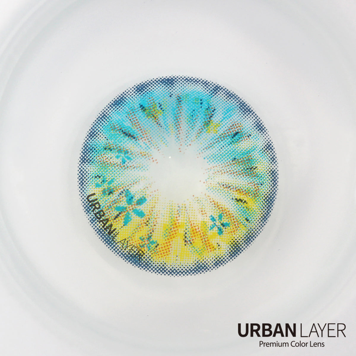 Sweety Anime Flower Blue (1 lens/pack)-Colored Contacts-UNIQSO