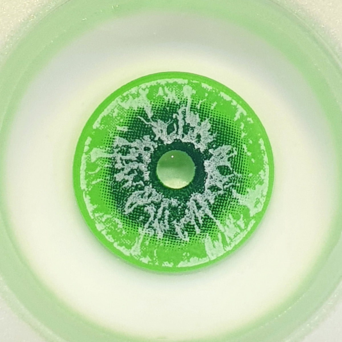 Sweety Crazy White Walker Green (1 lens/pack)-Colored Contacts-UNIQSO