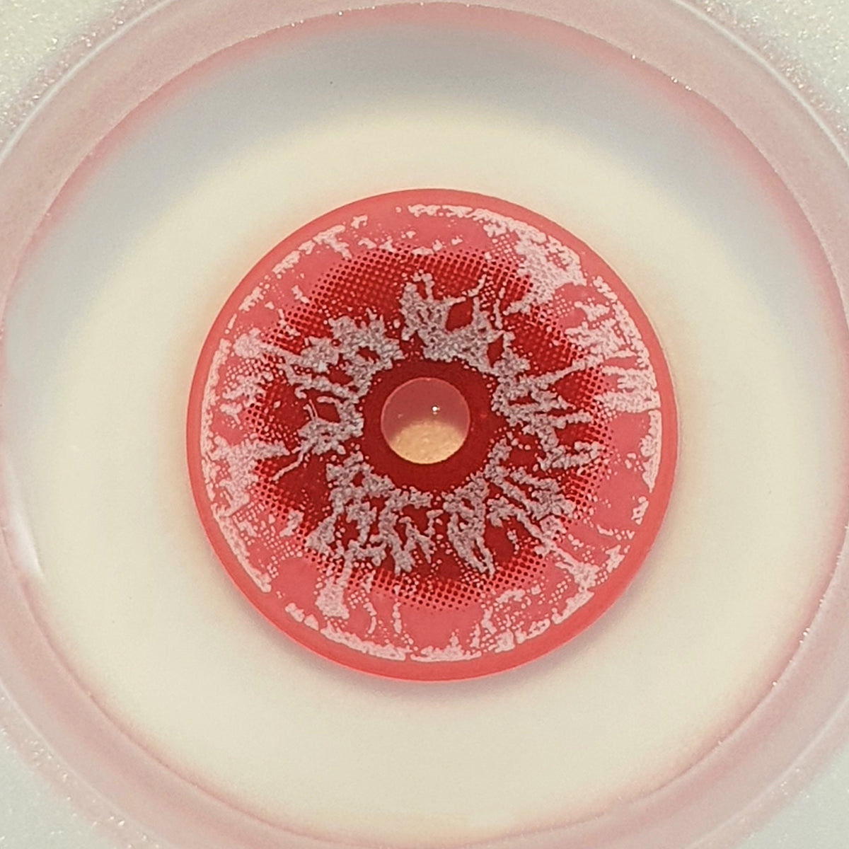 Sweety Crazy White Walker Pink (1 lens/pack)-Colored Contacts-UNIQSO