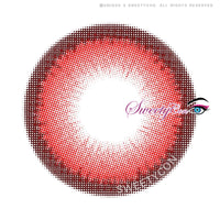 Sweety Halo Red (1 lens/pack)-Colored Contacts-UNIQSO