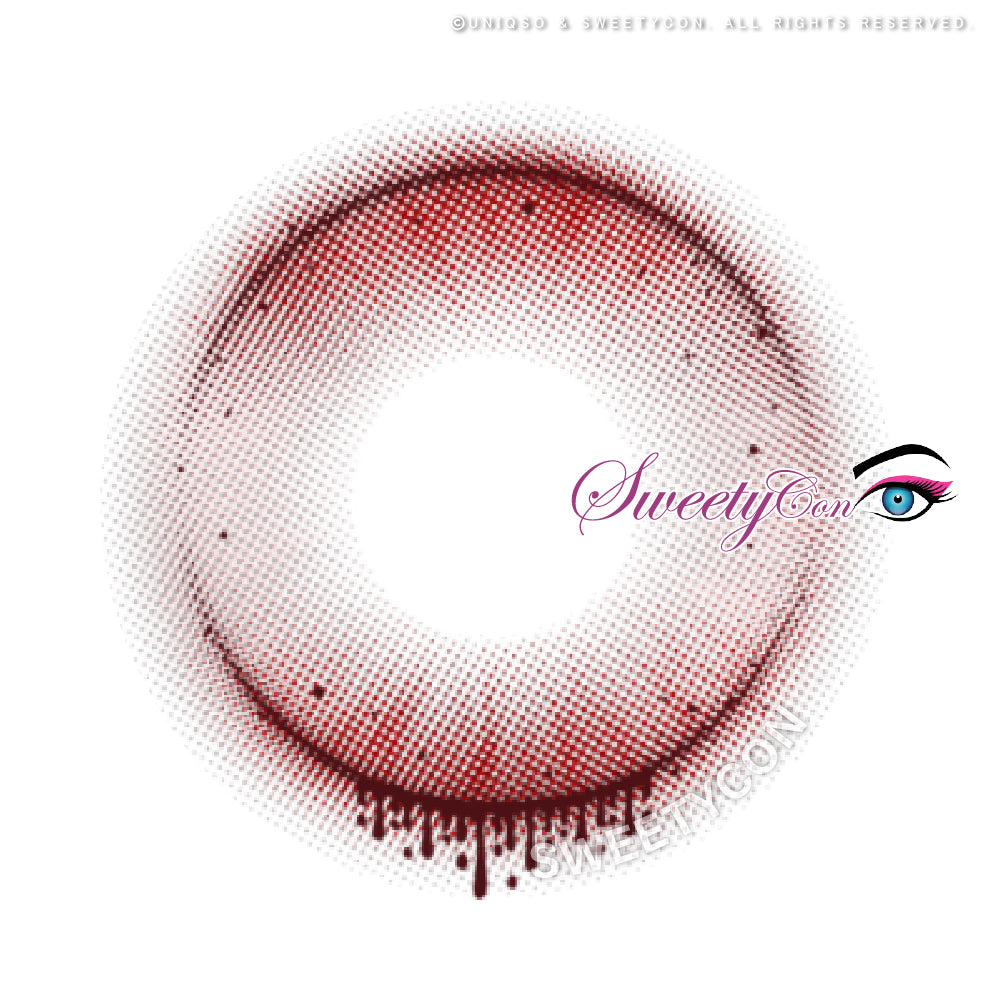 Sweety Crazy Witch Tears Red | Colored Contacts For Halloween