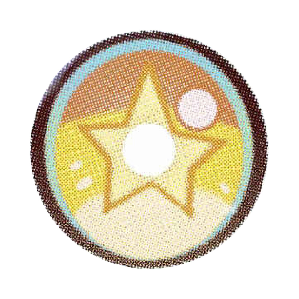 Sweety x Eyesinger Golden Starburst (2 lenses/pack)-Colored Contacts-UNIQSO