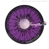 Sweety Mini Sclera Tokyo N Violet(1 lens/pack)-Mini Sclera Contacts-UNIQSO