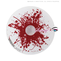 Sweety Mini Sclera Red Splash (1 lens/pack)-Mini Sclera Contacts-UNIQSO