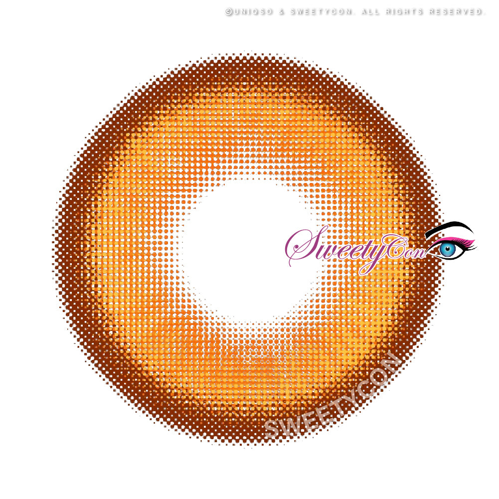 Sweety Halo Choco (1 lens/pack)-Colored Contacts-UNIQSO