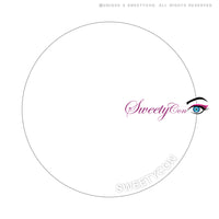 Sweety Crazy Blind White - Version II (1 lens/pack)-Crazy Contacts-UNIQSO