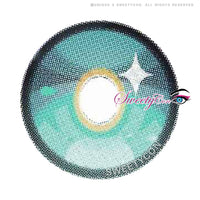 Sweety x Eyesinger Aqua Gemstone (2 lenses/pack)-Colored Contacts-UNIQSO