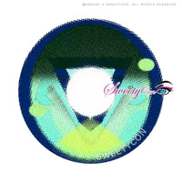 Sweety x Eyesinger Teal Nova (2 lenses/pack)-Colored Contacts-UNIQSO
