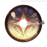 Sweety x Eyesinger Amber Star Crest (2 lenses/pack)-Colored Contacts-UNIQSO