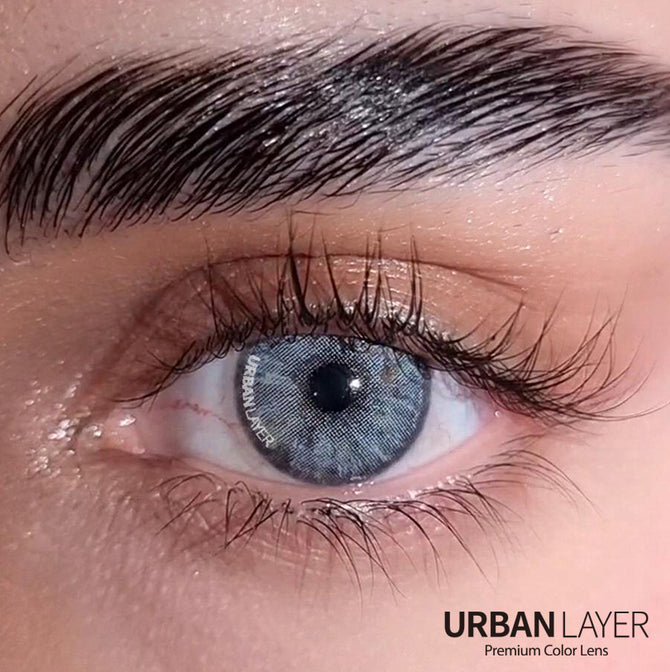 Urban Layer Gemini Ash Blue (1 lens/pack)-Colored Contacts-UNIQSO