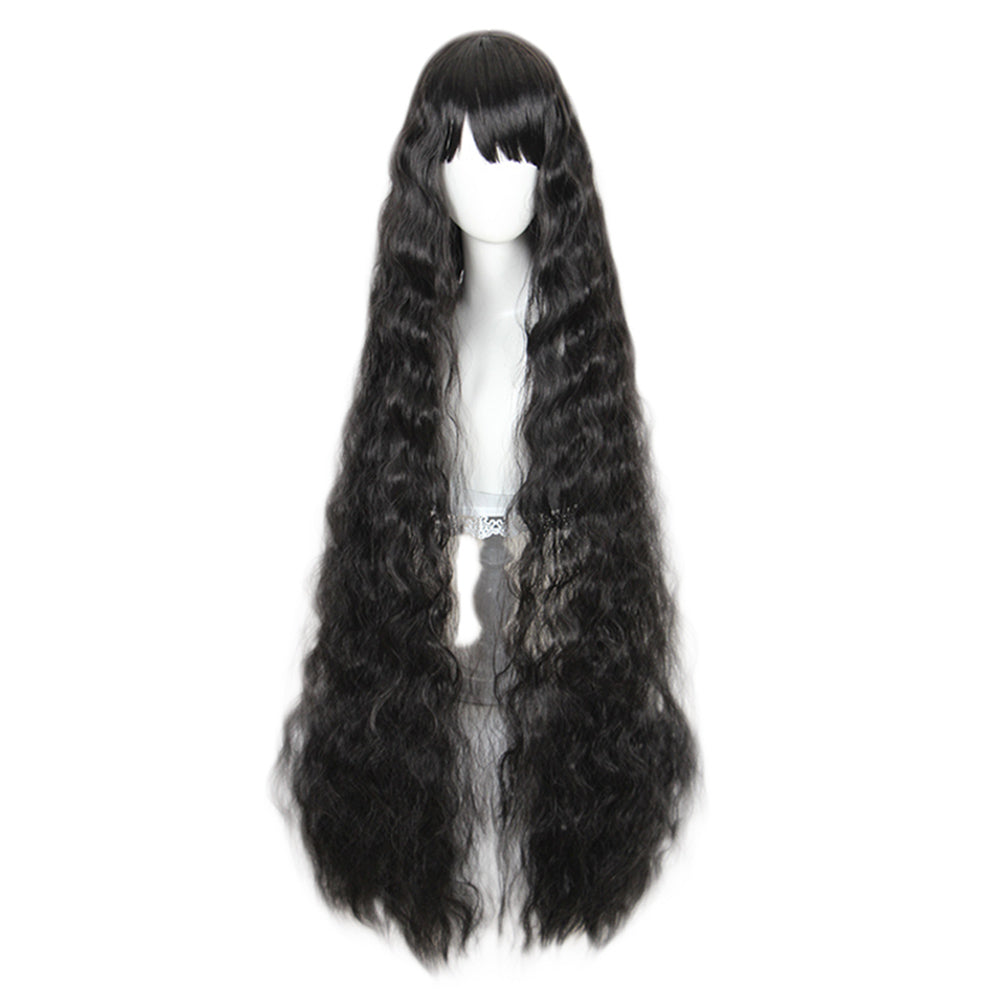 Black Body Wave Lolita Wig Japanese Style Hairpiece for