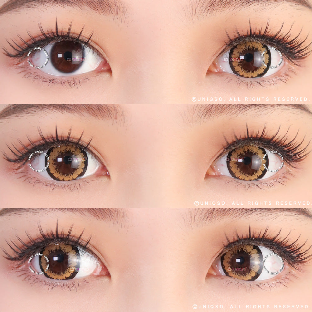 Kawayii A-Max Brown Colored Contacts – UNIQSO