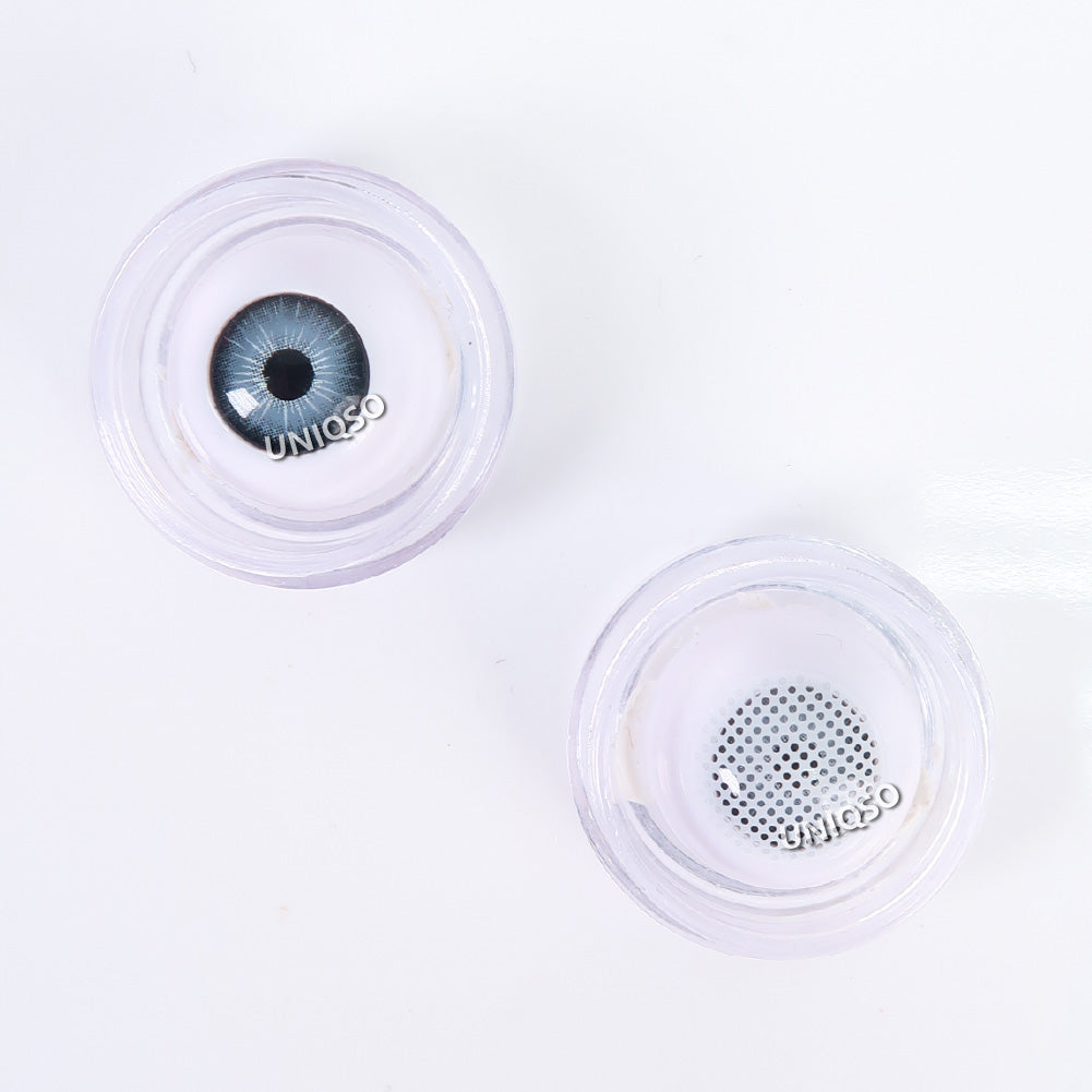 White Mesh Contacts With Prescription Up To -8.00 – UNIQSO