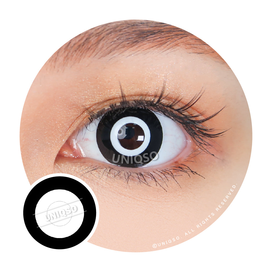 Kazzue Crazy Mono Goth Cosplay Contacts | Halloween Contacts – UNIQSO