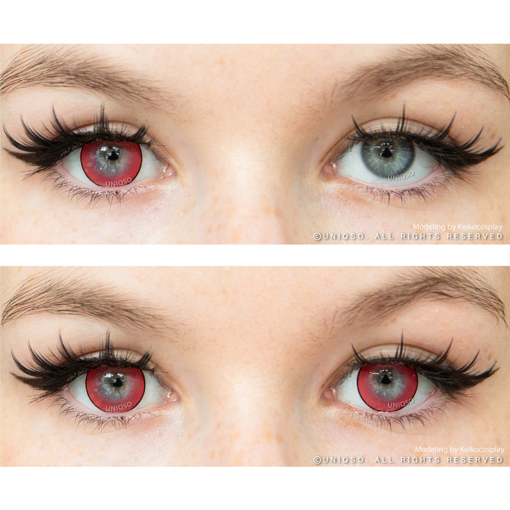 Kazzue Intense Pop Rose colored contacts