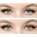 Kazzue Intense Pop Yellow colored contacts