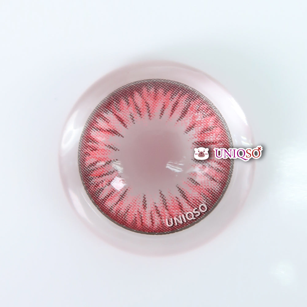 Kazzue Premier Pinkish Red Colored Contacts – UNIQSO