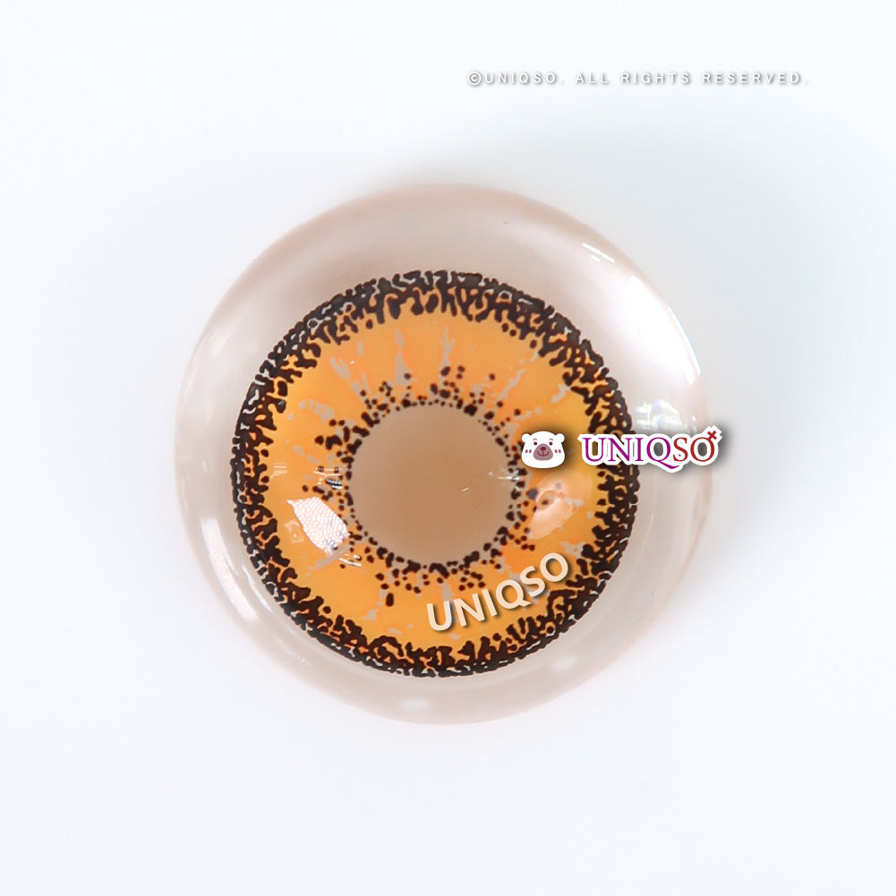 Kazzue Vivid Brilliant Orange Colored Contacts – UNIQSO