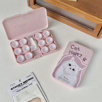Lens Case Travel Kit - Happy Kitty-Lens Case-UNIQSO