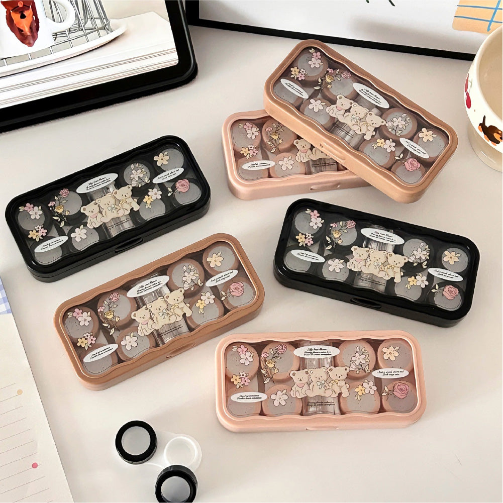 Lens Case Travel Kit - Mochi Bear-Lens Case-UNIQSO