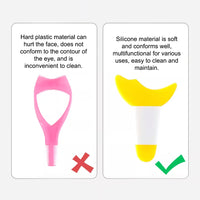 Multifunctional Eye Makeup Tool For Eyeliner, Eyeshadow, Mascara, Lower Lashes Shield-Eye Makeup Tool-UNIQSO