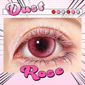 Sweety Dust Rose (1 lens/pack)-Crazy Contacts-UNIQSO