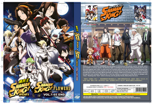 Original DVD - Shaman King (2021) + Shaman King Flowers (Vol.1-65 End)-DVD-UNIQSO