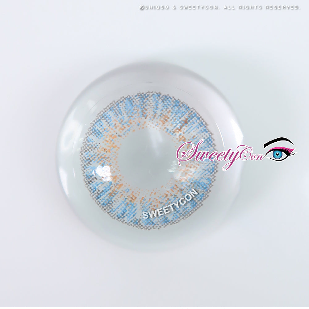 Sweety 3 Tones Blue Hazel colored contacts