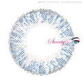 Sweety 3 Tones Blue Hazel colored contacts