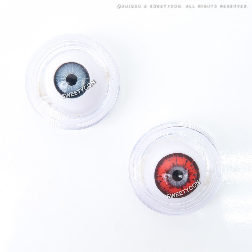 Vibrant Sweety Akaten Red Colored Contacts for Cosplay & Anime