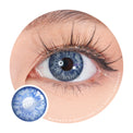 Sweety Blossom Blue Margarita (1 lens/pack)-Colored Contacts-UNIQSO