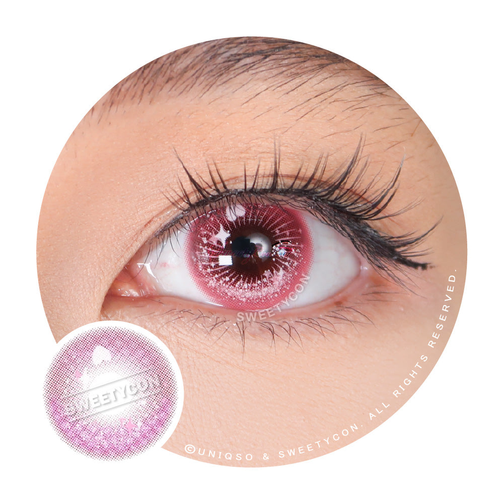 Sweety Crazy Candy Pop Pink | Colored Contacts For Cosplay – UNIQSO