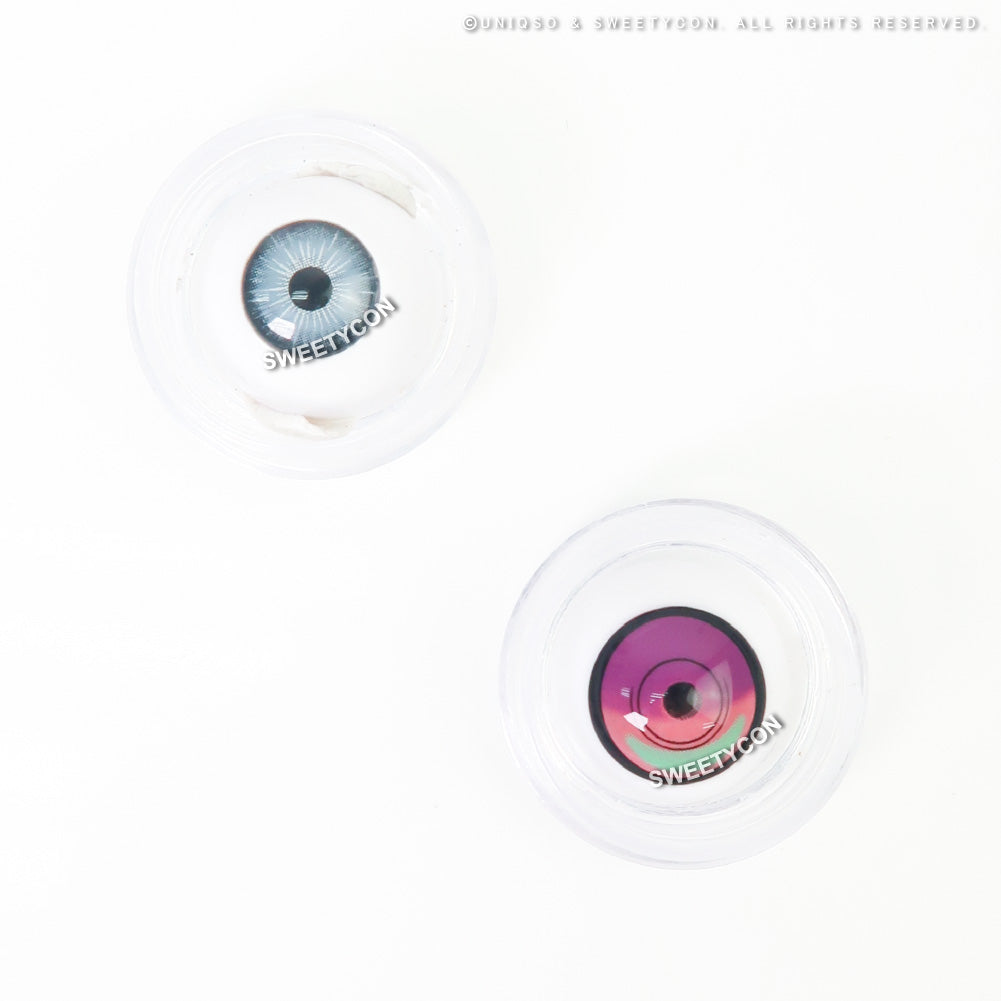Sweety Crazy Cyberpunk Lucy V2 (1 lens/pack)-Colored Contacts-UNIQSO