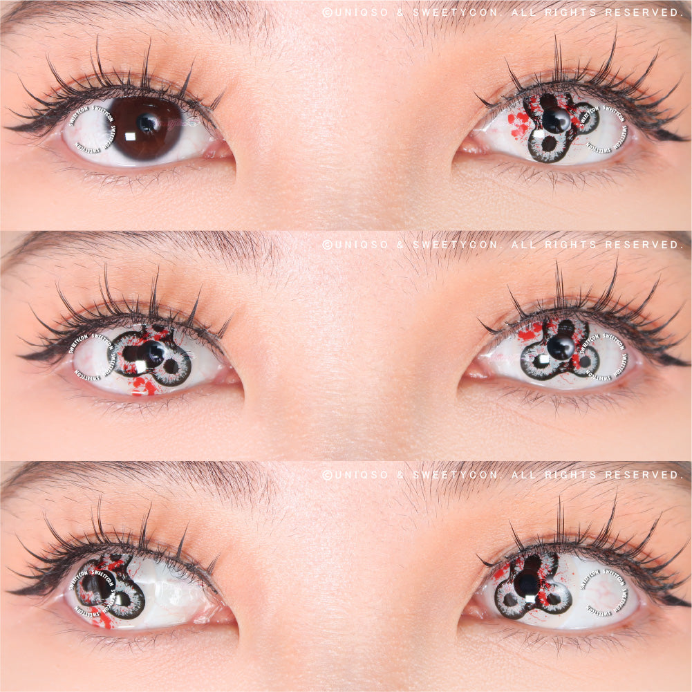 Sweety Crazy Devil's Triple | Halloween Contacts With Prescription