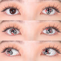 Sweety Crazy Devil's Triple (1 lens/pack)-Colored Contacts-UNIQSO