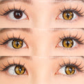 Sweety Crazy Gold Demon Eye / Cat Eye (New) (1 lens/pack)-Crazy Contacts-UNIQSO