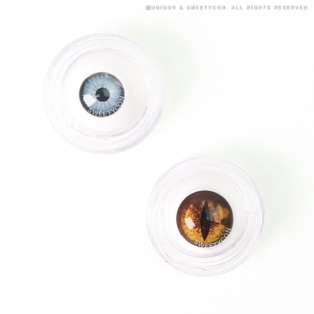 Gold Demon Eye Contacts | Demon Eye Contacts | With Prescription