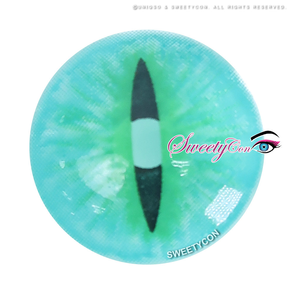 Green Cat Eye Contacts | Demon Eye Contacts | With Prescription