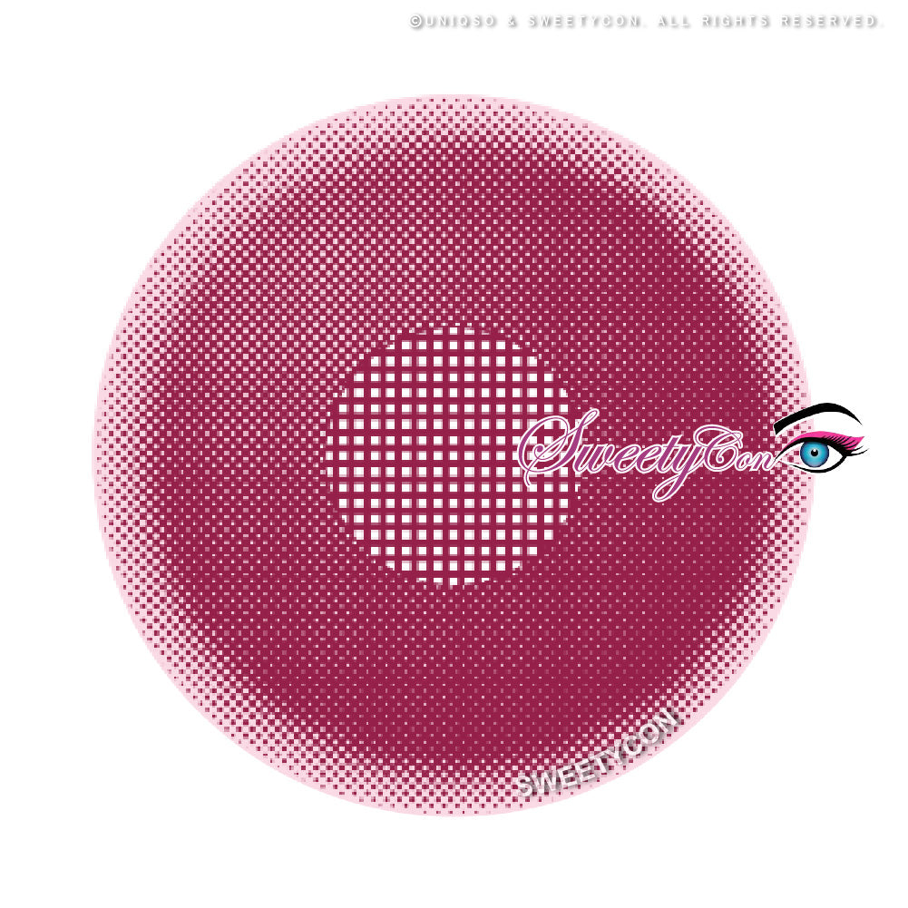 Sweety Crazy Opaque Violet Contacts | Prescription – UNIQSO