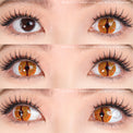 Sweety Crazy Orange Dragon Eyes (1 lens/pack)-Crazy Contacts-UNIQSO