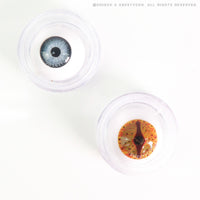 Sweety Crazy Orange Dragon Eyes (1 lens/pack)-Crazy Contacts-UNIQSO