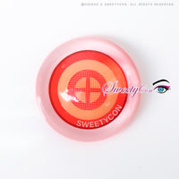 Sweety Crazy Red Target (1 lens/pack)-Crazy Contacts-UNIQSO