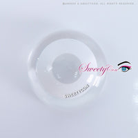 Sweety Crazy Solid White/Whiteout - 1 Day Disposable (1 lens/pack)-Crazy Contacts-UNIQSO