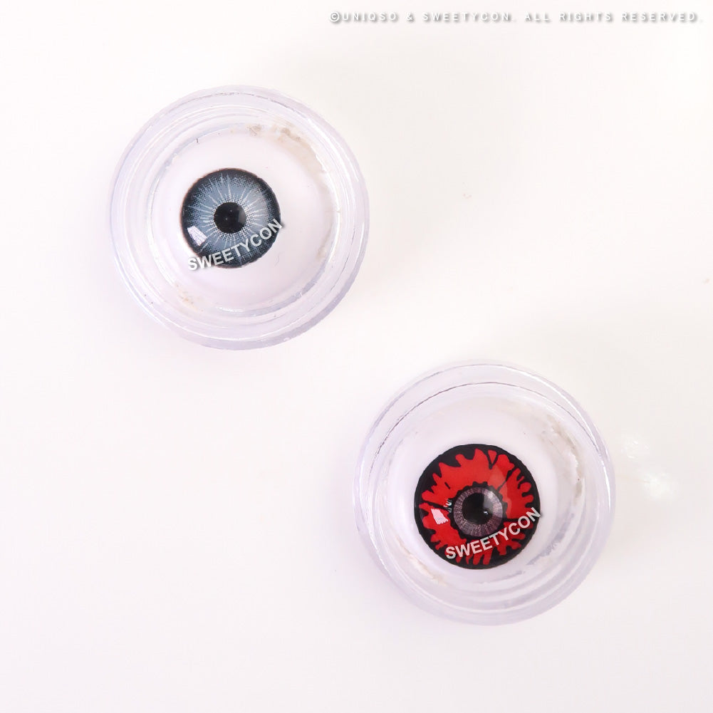 UV Twilight Volturi Vampire | Glow In The Dark Red Color Contacts
