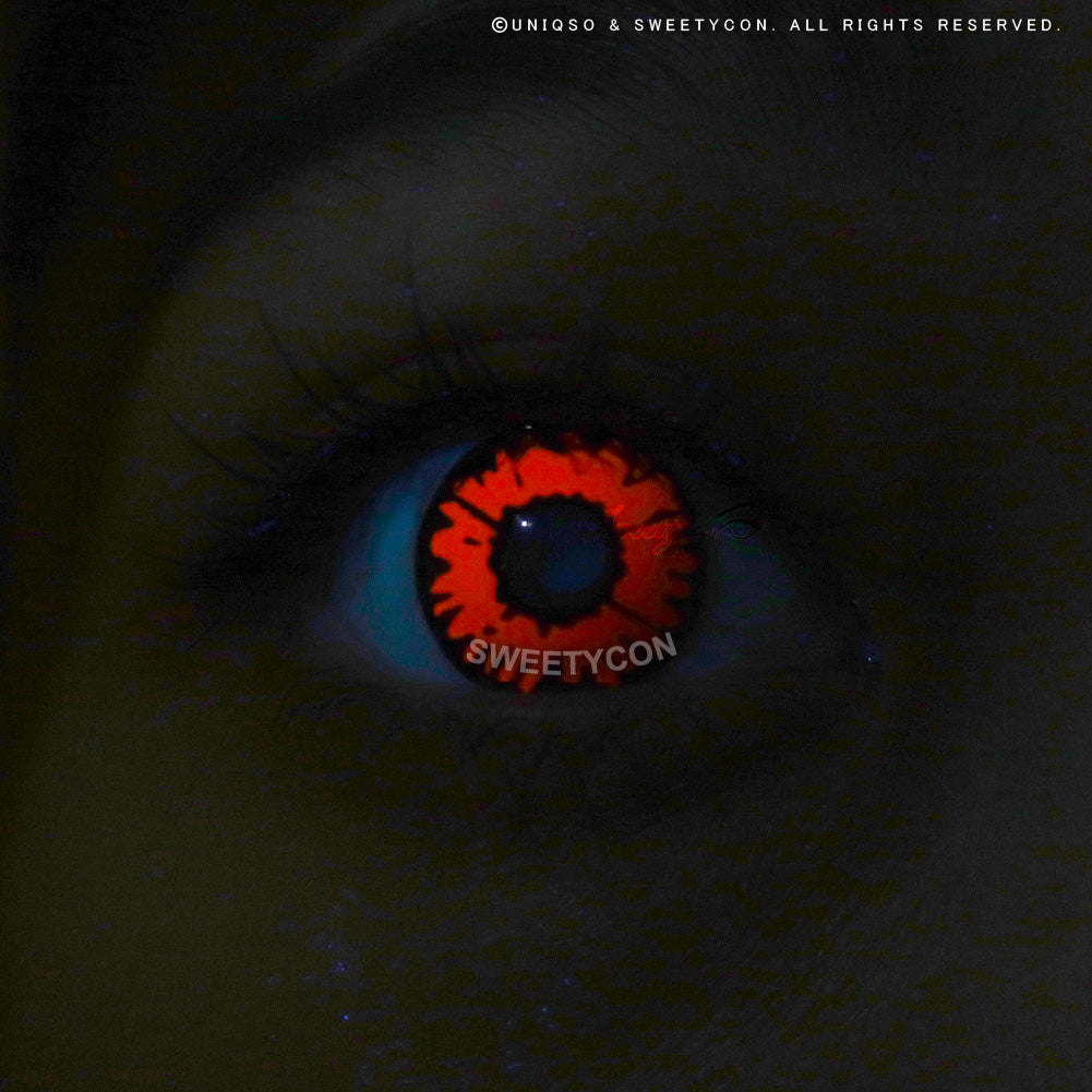 UV Twilight Volturi Vampire | Glow In The Dark Red Color Contacts