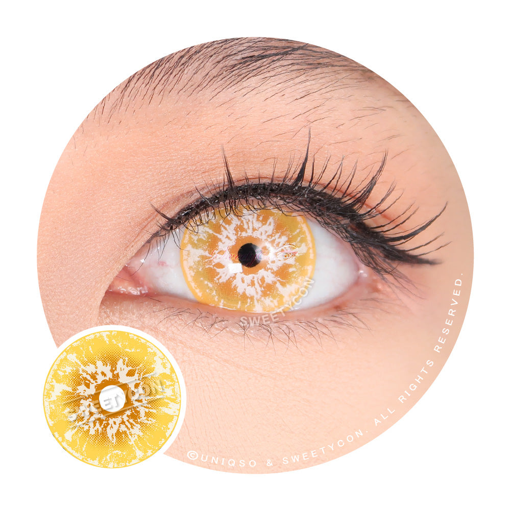 Sweety Crazy White Walker Yellow | Colored Contacts For Halloween