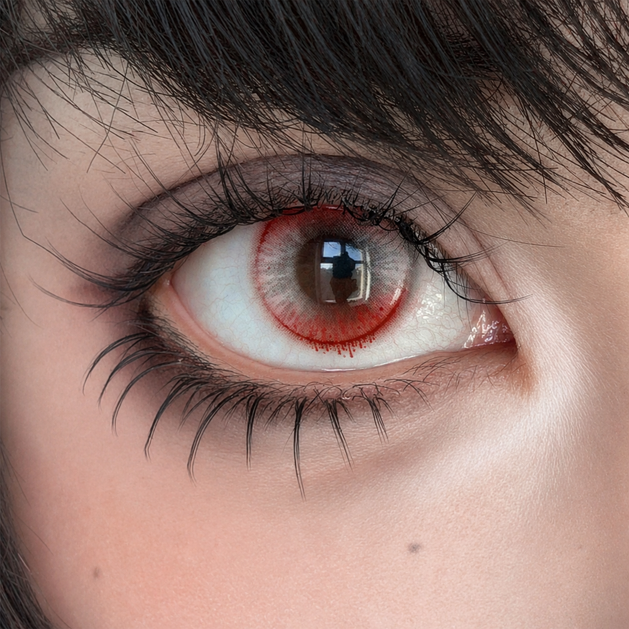 Sweety Crazy Witch Tears Red | Colored Contacts For Halloween