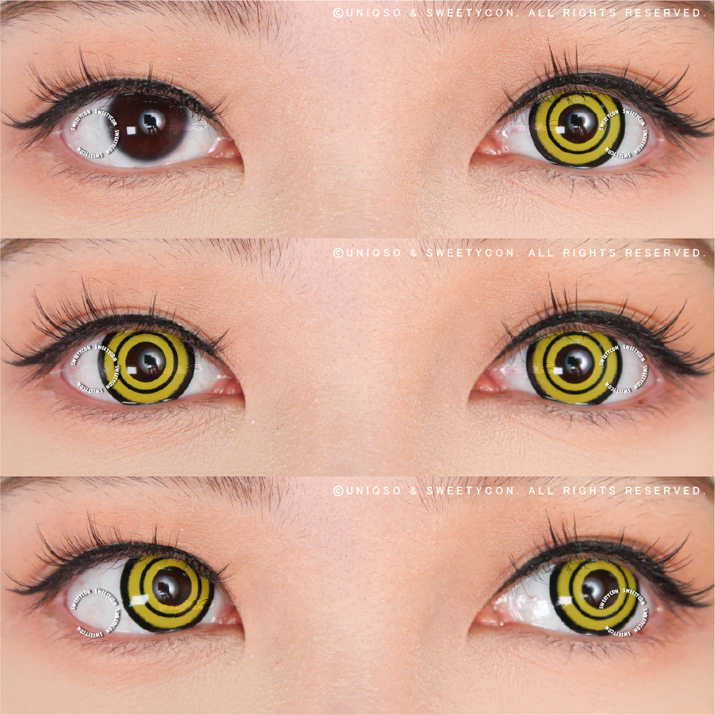 Sweety Crazy Yellow Rings V3 (1 lens/pack)-Crazy Contacts-UNIQSO