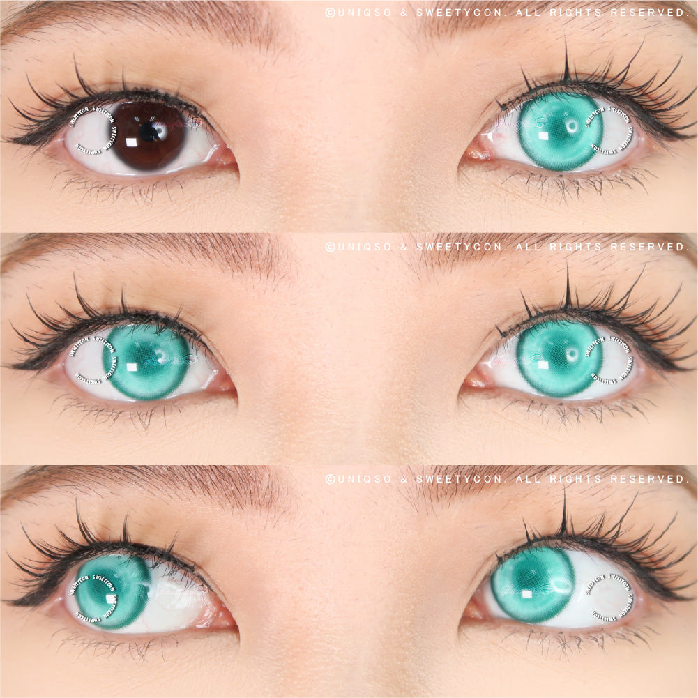 Sweety Delulu Green Cosplay Colored Contacts – UNIQSO